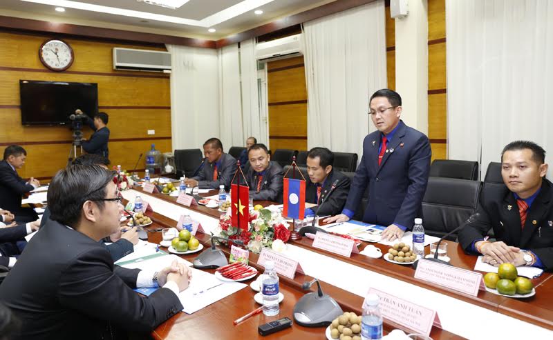 ເພີີ່ມທະວີການຮ່ວມມືລະຫວ່າງຊາວໜຸ່ມນະຄອນຫຼວງຮ່າໂນ້ຍແລະວຽງຈັນ